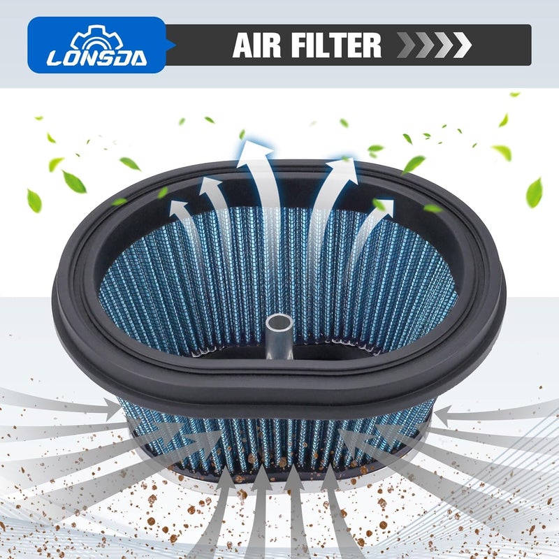 Lonsda Blaster 200 Air Filter for Yamaha Blaster 200 YFS200 Breeze 125 YFA125 Grizzly 125 YFM125 Raptor 125 YFM125R Raptor 250 YFM250R #2XJ-14451-00-00 - Image 4